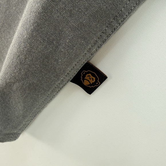 Howler Bros Crosscut Snapshirt Western Pearl Snap Gray XL Embroidered - Picture 3 of 13